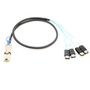 Mini SAS (SFF-8088) to (4) eSATA Cable, 1.0m