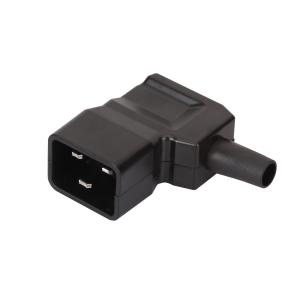 IEC 320 C20 Right Angle AC DIY Plug, IEC C20 Assembly Plug