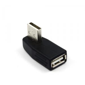 USB vertical left angled adapter