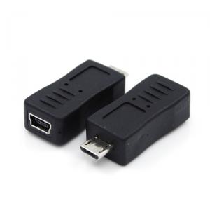 USB mini 5 pin female to Micro B male adapter