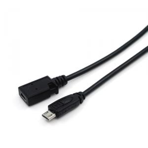 Micro USB B male to Mini USB 5pin female cable 0.5M