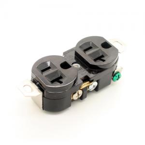 NEMA 5-20R 5-15R double locking receptacle