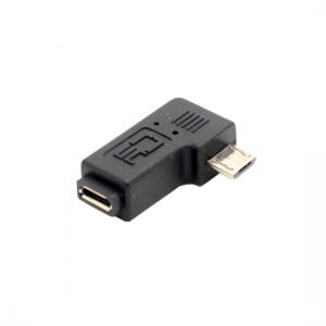 Right angled Micro USB adapter, Right angled Micro USB M/F