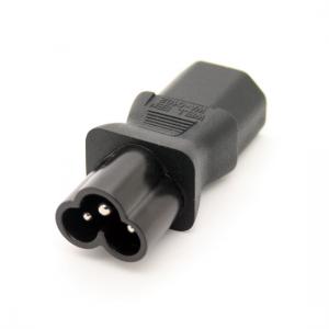 IEC 320 C13 to C6 power adapter, IEC female to Micky male adapter