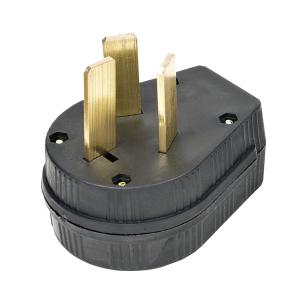NEMA 10-50P 50A 125V/250V Plug, Rewirable DIY Nema 10-50P plug