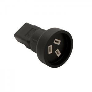 IEC 320 C14 to SAA Australia 3 pin female adapter