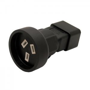 IEC 320 C20 Male to SAA Australia 3 Pin Female Power adapter