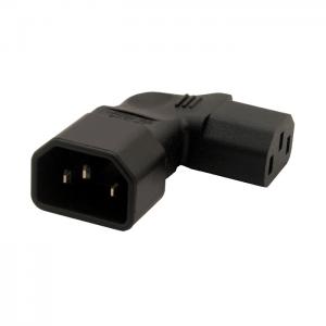 IEC 320 C14 to C13 Vertical right angle Power adapter 