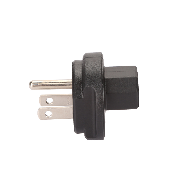 Welleen WA-0181 USA 3 Pin male to IEC 320 C13 female AC adapter