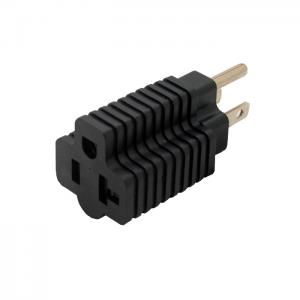 Nema 5-15P male to Nema 5-15R female+5-20R Power adapter