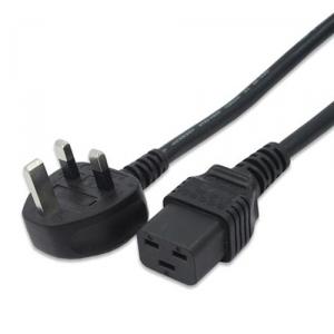UK plug to C19 power cord