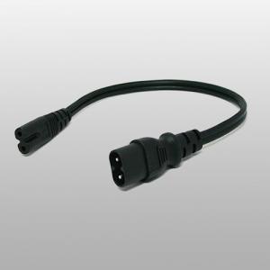 IEC 320 C7 to C8 extension cable 1ft