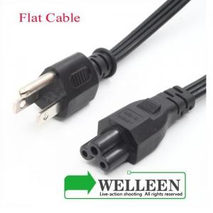 flat US power cord, Nema 5-15P to C13 6ft