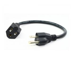 Short Power Strip Extension Cord 5-15p/5-15r 1ft