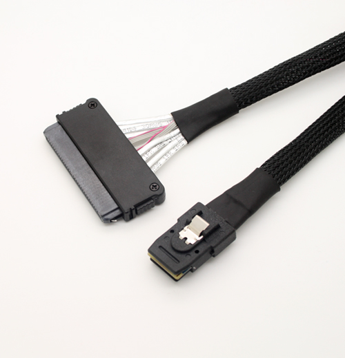 Mini SAS 36pin to SAS 32 pin cable SFF-8087-SFF-8484, 0.5m