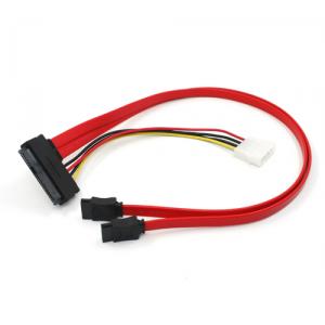SAS 29-PIN TO 2 SATA/4-PIN POWER SFF-8482 to 2xSATA ,0.5m 