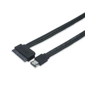 Dual Power eSATA cable, USB 2.0 combo to 22Pin SATA cable, eSATAp cable, 0.5m