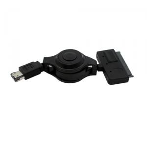 Retractable power eSATA to SATA 22pin, retractable eSATAp cable, 1.0m