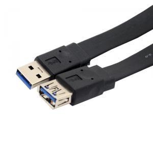 USB 3.0 flat extension cable, Flat USB 3.0 cable, 0.5m