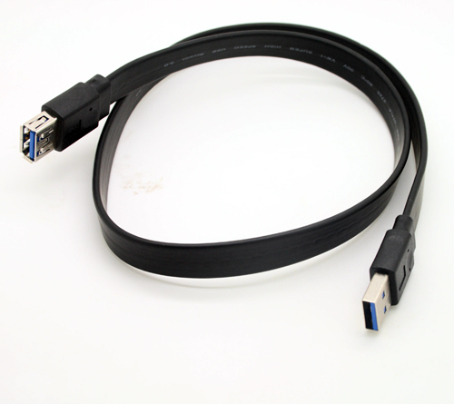 USB 3.0 flat extension cable, Flat USB 3.0 cable, 0.5m