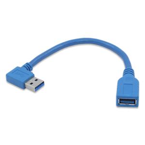 left angle USB 3.0 A male to female extension short cable 30cm
