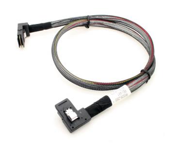 SFF-8087 Mini SAS 4i 36P (Right Angle) to 36 Pin reverse Right Angled 90 degree Data Cable 70cm