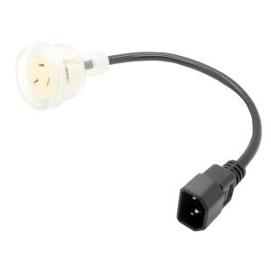 IEC C14 to Australia 3 pin female adapter cable
