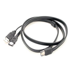 Power eSATA cable, USB + eSATA to power eSATA cable