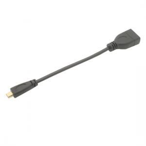 1.4V HDMI Type D Micro HDMI Male to HDMI A female adapter cable 12cm