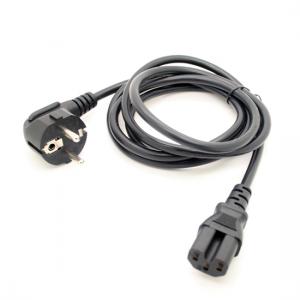 European male to IEC 320 C15 power cable 6ft