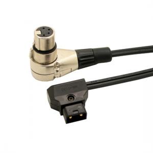 Luxury D-Tap Male to metal 4Pin XLR angled cable