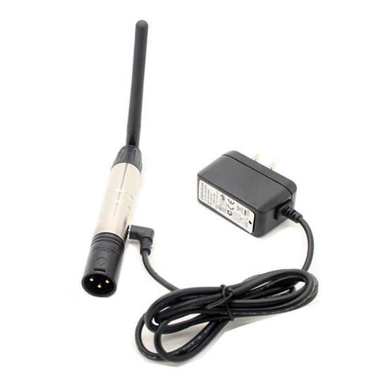 DMX512 Wireless system Receiver or Transmitter DMX Dfi DJ 2.4G cable
